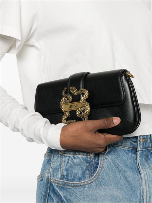 Borsa donna a spalla con fibbia logata JUST CAVALLI | 80RA4BA7ZSA89899